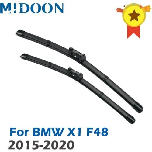 MIDOON Wiper LHD RHD Front Wiper Blades For BMW X1 F48 2015 - 2020 2019 2018 2017 2016 Windshield Windscreen 26"16"
