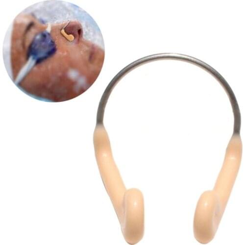 Swimming Nose Clip Soft Silicone Pad Waterproof Surfing Nose Plug Protector Adjustable Comfortable Unisex Swim Accessories F2TC