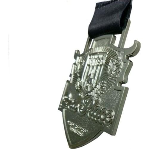 Manufacture 3D Customized Awards Football Match Sports Medals Enamel Metal Sports Medals and Ribbons