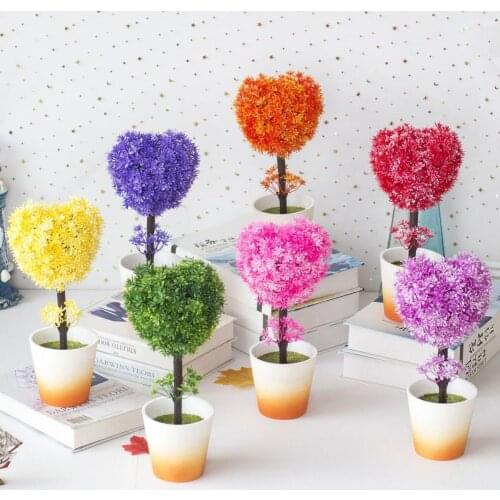 Scentless Beautiful Festivals Simulation Plum Blossom Bonsai Plastic Fake Plants Decorative for Living Room