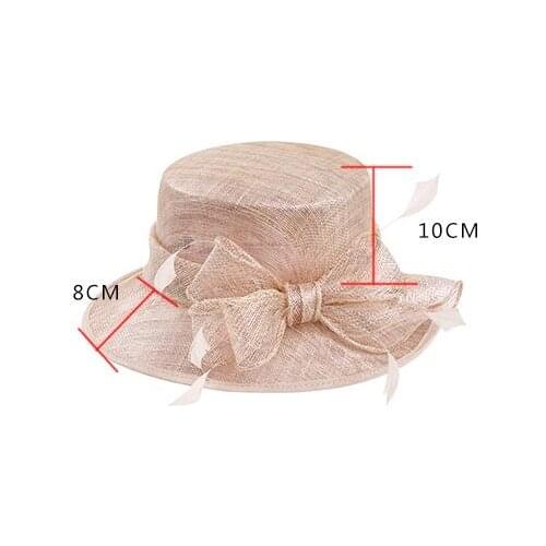 Evening Party Church Sinamay Hats,Ladies Sinamay Church Hats women church party wedding hats for women