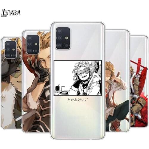 BNHA Hawks Coat Anime For Samsung Galaxy A01 A11 A12 A22 A21S A31 A41 A42 A51 A71 A32 A52 A72 A02S Silicone Phone Case