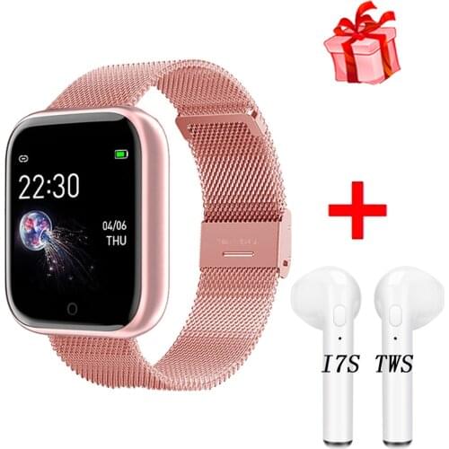 I5 Women Waterproof Smart Watch P70 P68 Bluetooth Smartwatch For Apple&Xiaomi Phone Heart Rate Monitor Fitness Tracker D20 Y68
