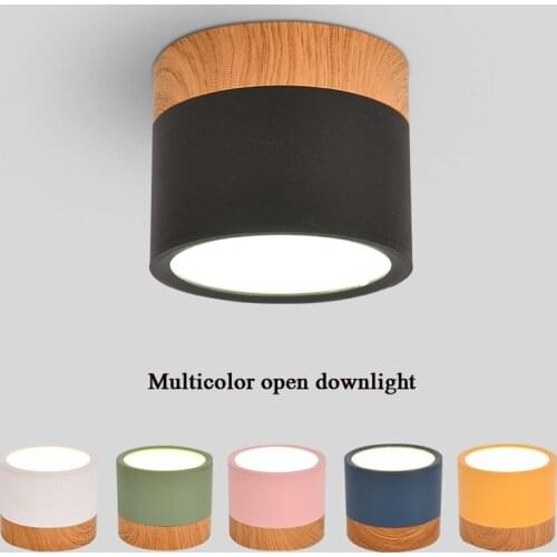 LED Ceiling Down Light Nordic Ceiling Light Corridor Light Aisle Light Balcony Light Household Spotlight LED Sky Light
