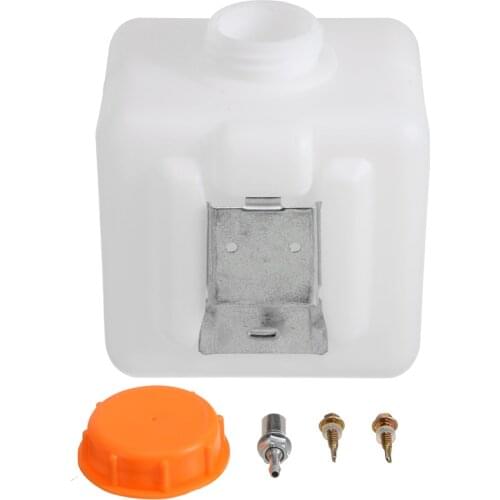 2.5L Plastic Parking Heater Fuel Tank with Oil Nozzle Adapter Metal Panel Screws For Webasto Eberspacher Car Heater Parts