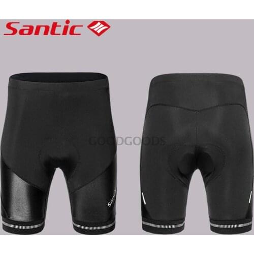Santic Cycling Shorts Pro Bike Team Summer Cycling Short Tights Bicycle MTB Road Bike Trousers Breathable 4D Shockproof Pad