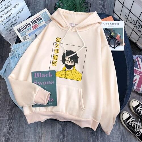Kiyoomi Sakusa SKS Haikyuu Cartoon Women Hooded Drop Shoulder Hip Hop Casual Hoodies Harajuku Vintage Hoody 2021 Woman Hoodie