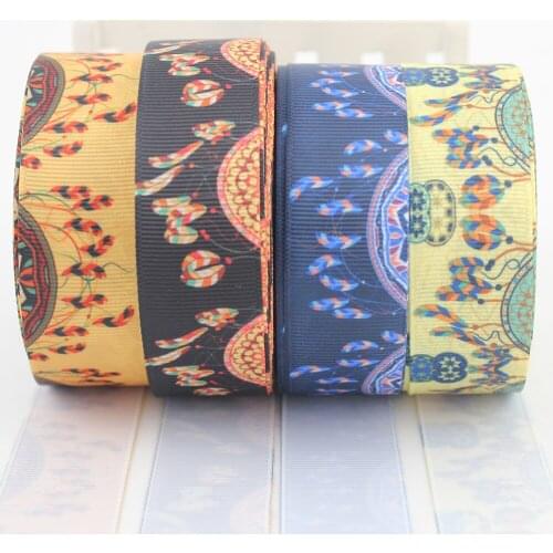 1" Dreamcatcher printed grosgrain ribbon 25mm DIY handmade party decoration satin ribbons Wedding decoration materials