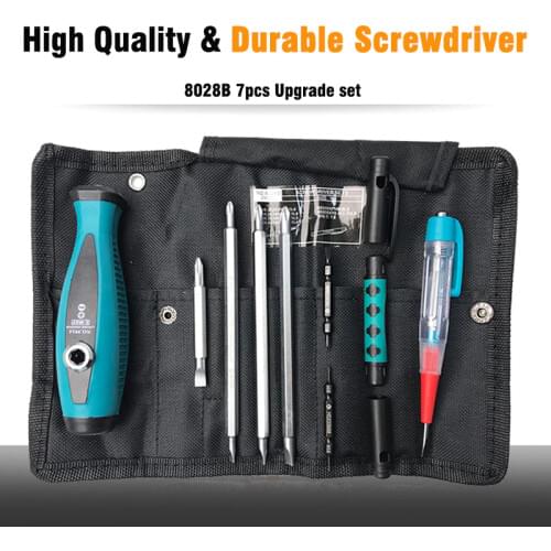 10pcs/7pcs Phillips/Slotted Precision Screwdriver Set Magnetic Screwdrivers Kit Magnetic Multi-Bit Repair Hand Tools