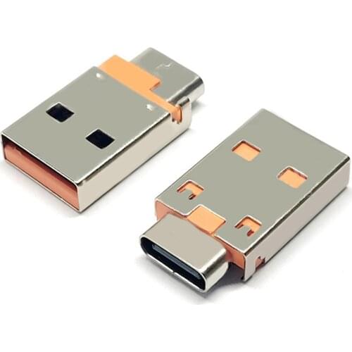 2-10pcs OTG Adapter USB A Type Male To USB 3.1 Female Fas Charging Converter USB to Type-C Plug USB C Connector Accessory