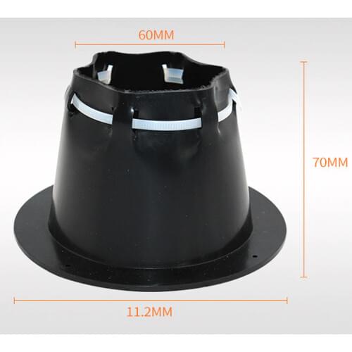 Universal 112mm 4.5 inch Marine Boat Rigging Cable Boot Hole Shifter Cable Cover for Rv Yacht Black Dropship