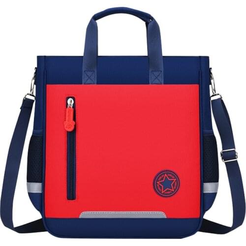 Kids Messenger Schoolbag Portable Tuition Bag Children Travel Bolsa Lunch bag Students Crossbody Top-Handle Bags for Girls Boys