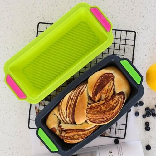 French Bread Baking Pan Tray Moule Baguette Pain Loaf Cake Mold Silicone Springform Cake Pan Bakeware Durable Baking Dish