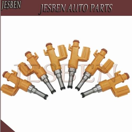 6pcs 23250-0P100 Fuel Injector Nozzle for Toyota Avalon Camry Highlander Sienna Tacoma Lexus ES350 RX350 RX450h 3.5L 2016-2020