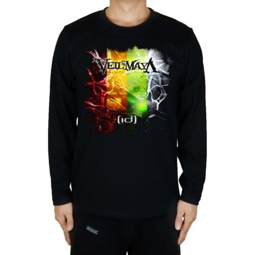 6 designs Harajuku Veil of Maya Brand full long sleeve Cotton t shirt Punk fitness Hardrock Metal Black shirts mma skateboard
