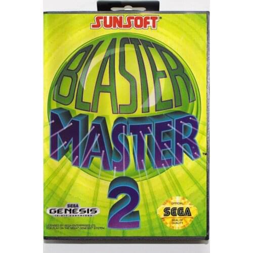 Blaster Master 2 16bit MD Game Card For Sega Mega Drive/ Genesis with Retail Box