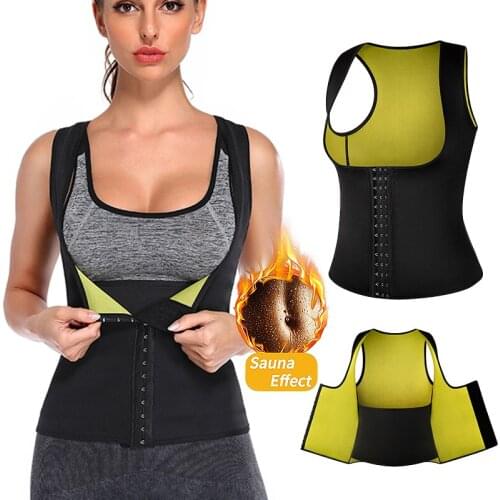 Slim Women Neoprene Sweat Waist Trainer Corset Trimmer Vest Weight Loss Sauna Tank Top Shaper Slimmer Fajas Shapewear Corset