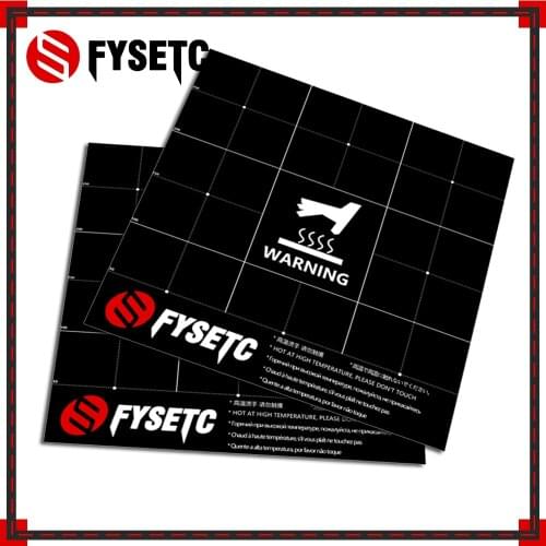 2pcs 3D Printer 300x300mm Frosted Heat Hot Bed Sticker Coordinate Build Sheet Plate For CR-10S Lulzbot Taz6