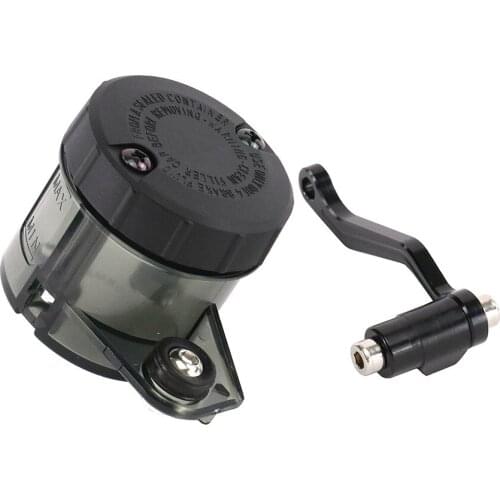 Motorcycle reservoir fluid tank brake master cylinder large capacity with aluminum bracket 19 rcs for honda yamaha Kawasaki ktm
