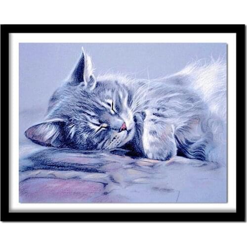 NEW Diamond embroidery cat diamond painting complete picture of rhinestones diamond sale full square rhinestones gift