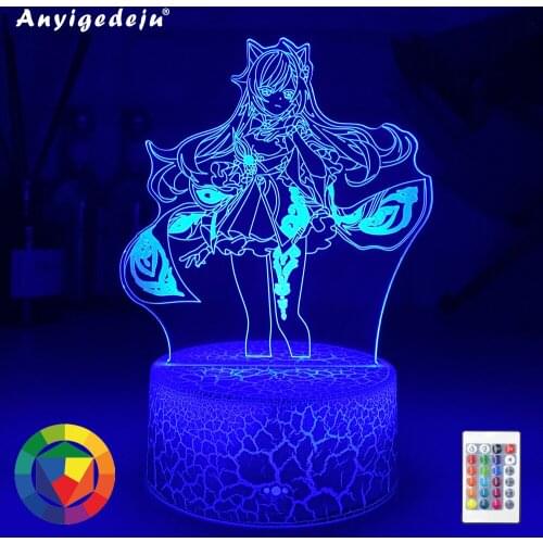 Newest Japanese 3d Lamps Anime Figure Nightlight Kids Child Girls Bedroom Decor Lights Manga Gifts Night Light Lamp In The A-457