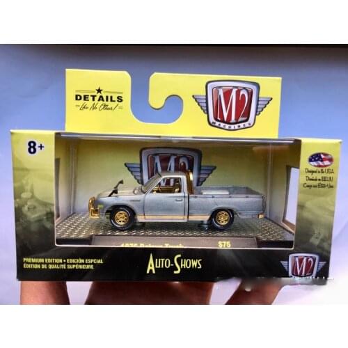 NEW M2 machines 1:64 GOLD 1976 GMC Sierra Grande 15 Custom square body truck limited 3875 Metal Die-cast Simulation Model Cars