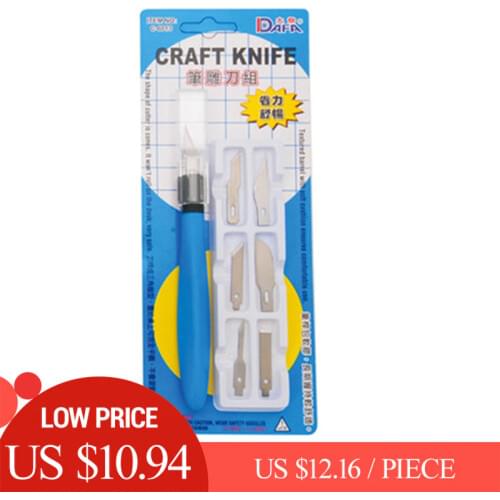 DAFA C-6013 Pen Knife Paper Knife Carving Knife Combination 6 Different Blades