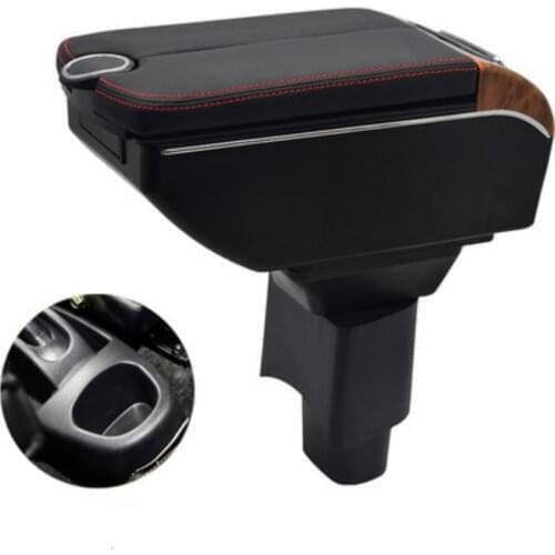 For Geely Panda Cross Armrest Box Double doors open 7USB interface Centre Console Storage Box Arm Rest Car accessories armrests