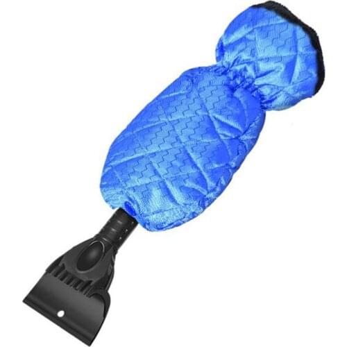 Car Window Windscreen Windshield Snow Clear Car Ice Scraper With Gloves Snow Remover Shovel Deicer Spade Scraping Tool