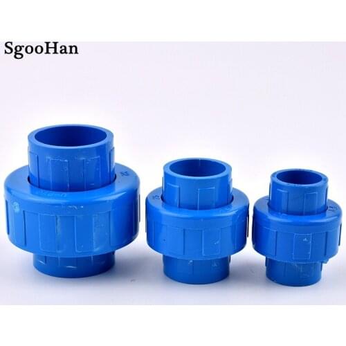 1~20pcs Big Size 20~110mm PVC Pipe Union Connector Garden Irrigation Aquarium Fish Tank Tube Watering Adapter Fittings Joints