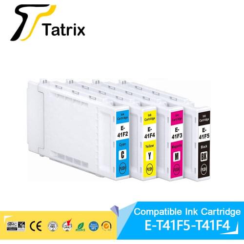 Tatrix T41F T41F5 T41F2 T41F3 T41F4 C13T41F540 Compatible Printer Ink Cartridge for Epson SureColor SC-T3400 SC-T5400 Printer
