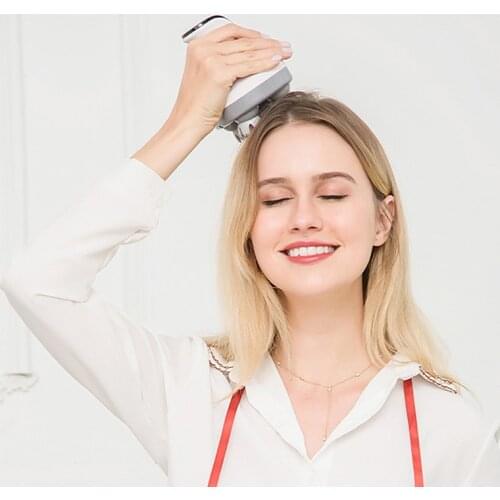 High power waterproof head massager with magnetic suction charging Long Grasp Cat Home scalp massager