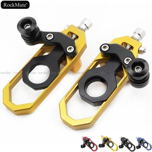 For Aprilia RSV4 R / FACTORY / APAC 2009 2010 2011 2012 2013 2014 Motorcycle CNC Rear Chain Adjusters Tensioners With Spool Fit