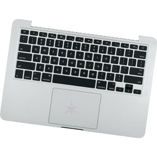 Original Layout Replacement for macbook pro retina 13 inch A1502 top case keyboard with battery