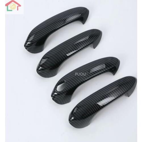 Car Exterior Styling Side Door Handle Cover Trim Housing Shell Protective Accessories Fit For BMW X3 G01 2018 2019