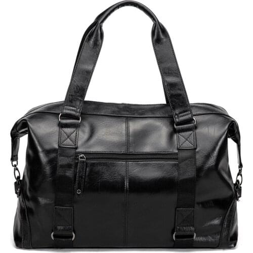 Large Tote Shoulder Women Handbags New Designer Tote Sports Mens Male Overnight Female PU Leather Travel Waterproof Duffle Bags