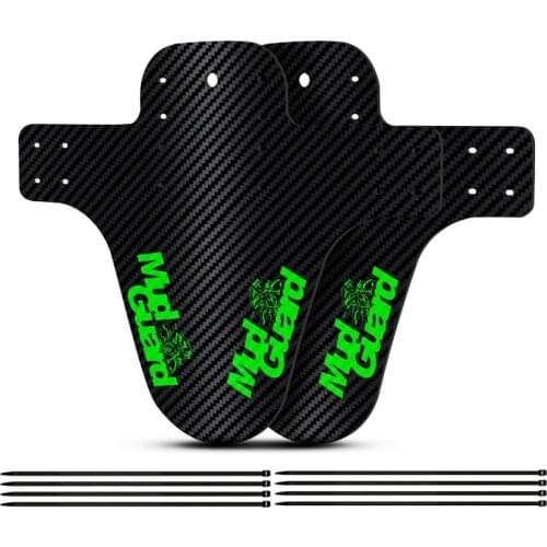 New Mountain Bike Accessories Mudguard 3D Carbon Fiber Twill Cycling Road MTB Fenders Front Rear Mud Guard Wings for Bicycle