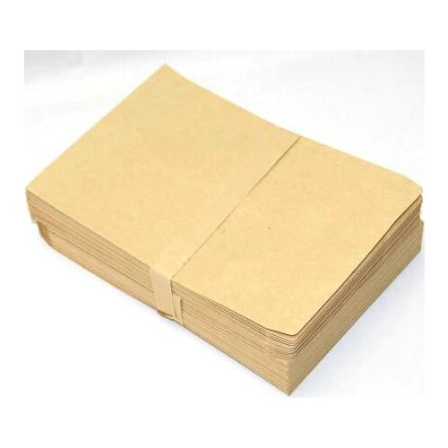 6 size 50pcs- blank Chinese style Envelope gift bag for cash/seed/ kraft paper brown /white color