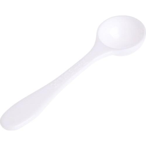 2021 New 1 Gram Granular Powder Fertilizer White Scoop Spoon Plastic Gardening Supplies