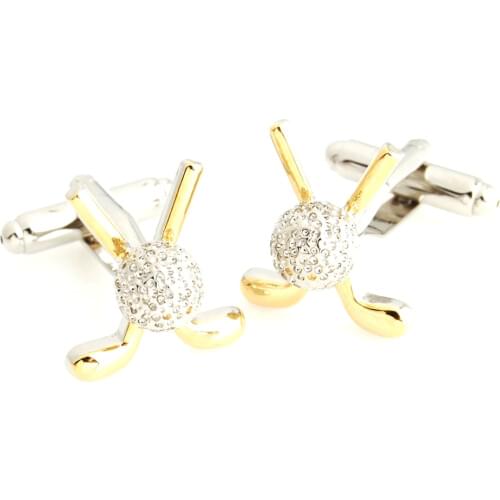 YH-1615 Novelty Golf Sport Cufflinks for Men- Factory Direct Selling