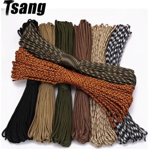 Paracord Camping Rope Dia.4mm 9 stand Cores Climbing Rope For Survival Parachute Cord Lanyard Camping Rope Hiking Clothesline
