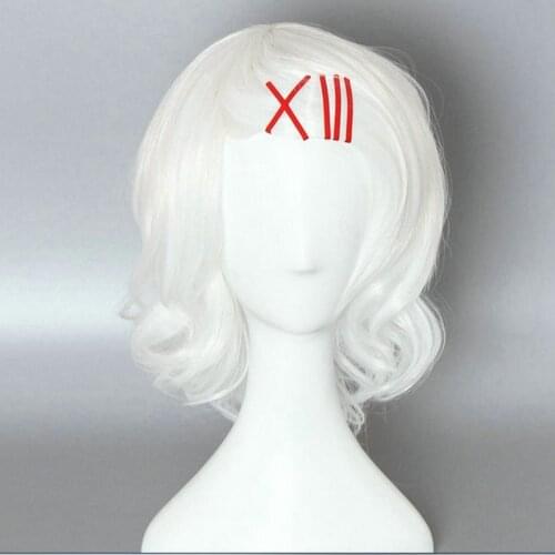 Anime Tokyo Ghoul Juzo Suzuya Juuzou Wig Pure White Heat Resistant Cosplay Costume Wigs + Wig Cap