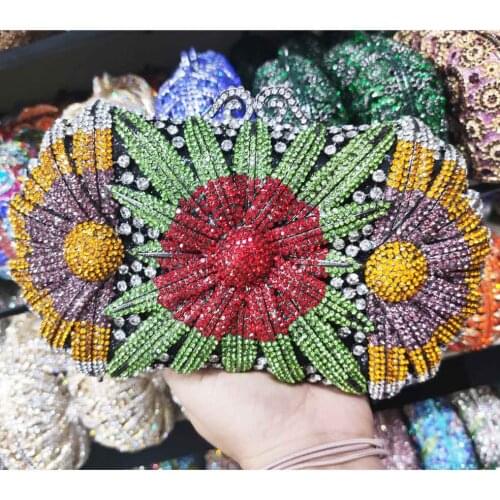 Lovely Luxury Party Purse Orange Women Wedding Handbags Ladies Bridal Bags Wristlets Pochette female bags SC769