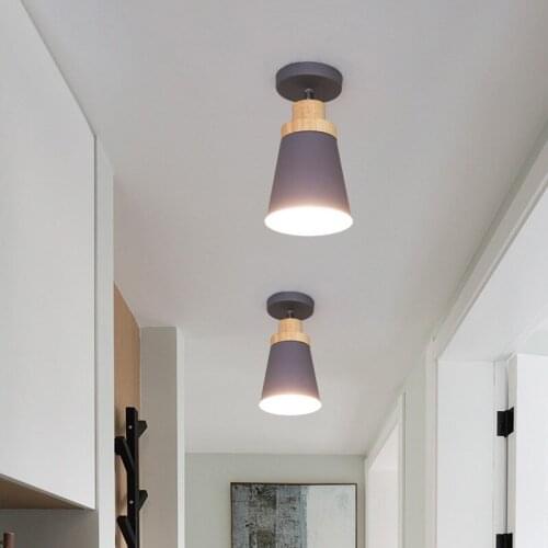 Simple post modern entrance corridor pendant ceiling lamp macarone corridor vestibule porch creative personality balcony light