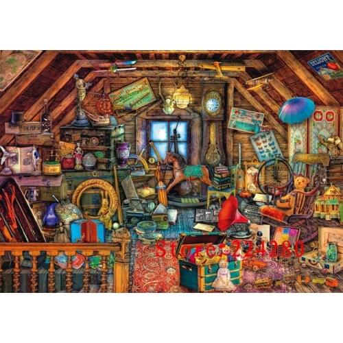 Needlework,Chalet Storage Room High Quality 14CT Counted For Embroidery,DIY Cross stitch kits,Art Cross-Stitching Home Decor