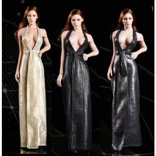 VSTOYS 19XG52A 1/6 scale goddess evening dress costume model for 12 inch action figure body