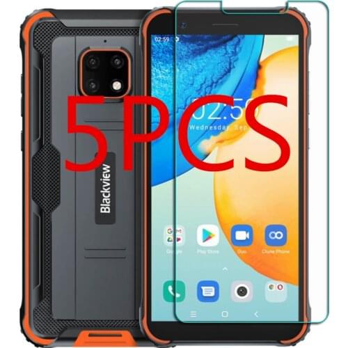 5PCS Tempered Glass On The For Blackview BV4900 Pro 5.7" BV4900Pro Protective Film Screen Protector Phone Cover Guard