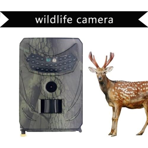 3MP Wildlife Camera PR100C Hunting Trail Game Camera IP56 Waterproof Night Vision Motion Activated Outdoor Trail Game Camera