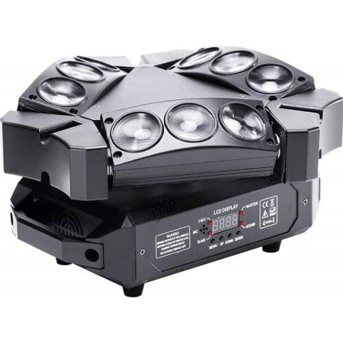 4pcs/lot 9X12W RGB 4in1 LED Spider Stage Moving Head Light DMX Bar KTV DJ Disco Lighting