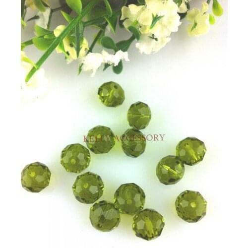 Free Shipping!140pcs 8MM Loose Crystal Glass Beads Olive Faceted Rondelle Beads For Jewelry Making Cute Bracelet Craft DIY Beads